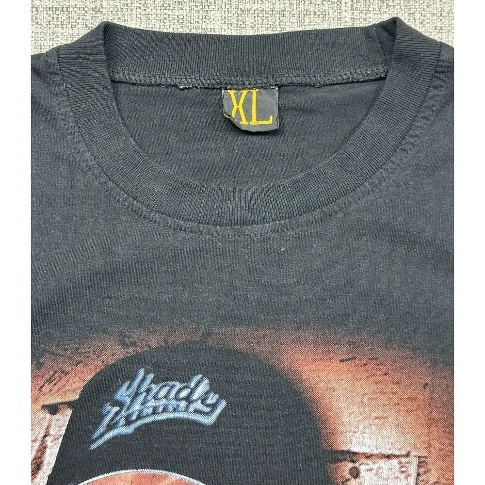 Vintage Eminem Shirt Mens XL Black Rap On Rap Double Sided Graphic Rap Tee
